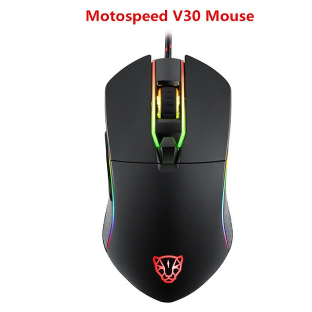 Original Motospeed CK104 Gaming Mechanical keyboard Wired Metal Blue Red Switch Russian V30 LED Backlit RGB for gamer Computer