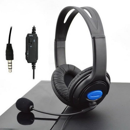 EDAL 3.5mm Wired Earphone Gaming Headphones Headband Game Headset With Mic headphones for computer PS4 Sony PlayStation 4 /PC