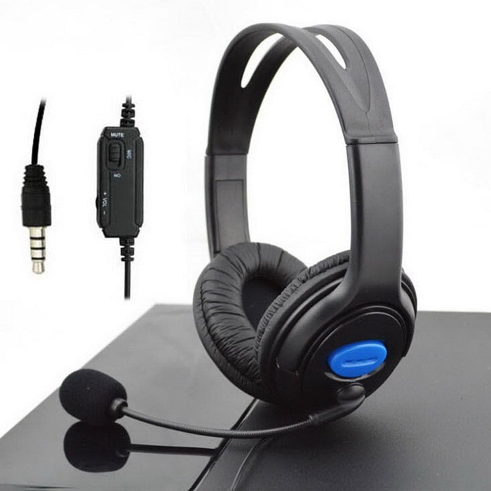 EDAL 3.5mm Wired Earphone Gaming Headphones Headband Game Headset With Mic headphones for computer PS4 Sony PlayStation 4 /PC