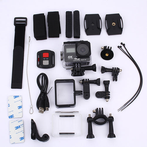 LCD Dual Screen 4K Sport Action Camera WiFi 1080P Helmet Cam Sport DV go Underwater pro Waterproof action cameras Camcorder DVR