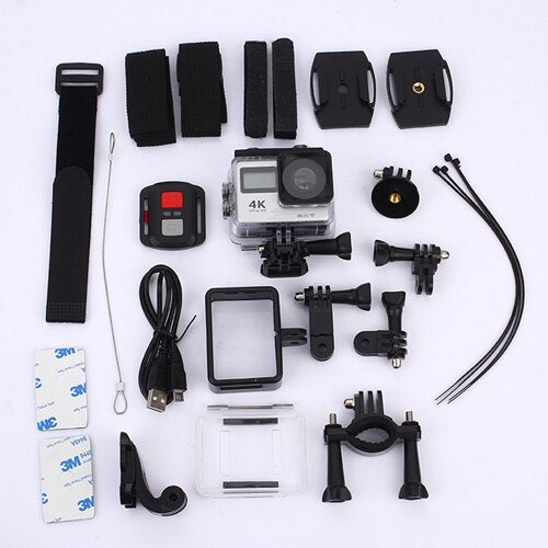 LCD Dual Screen 4K Sport Action Camera WiFi 1080P Helmet Cam Sport DV go Underwater pro Waterproof action cameras Camcorder DVR