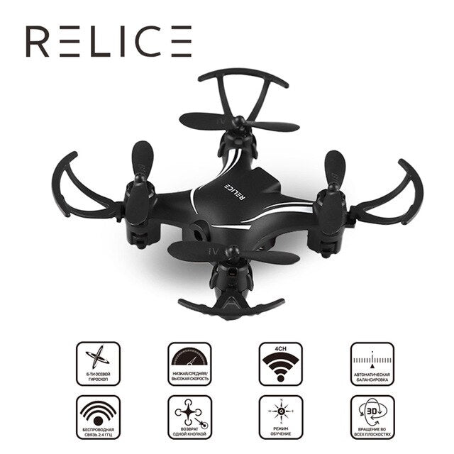 QD-701 Mini Drones RC Altitude Hold One Key Return Quadcopter HD 0.3MP Camera 2.4G 6-Axis Remote Control Drones Valentine's Gfit