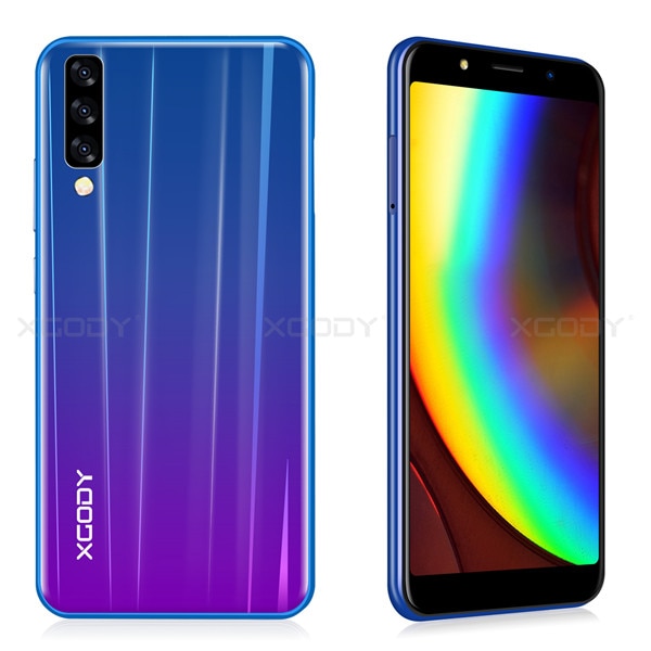 XGODY P20 Pro 18:9 Full Screen 3G Unlock 6 Inch Smartphone Android 8.1 Quad Core 2GB+16GB Mobile Phone 5MP 2500mAh