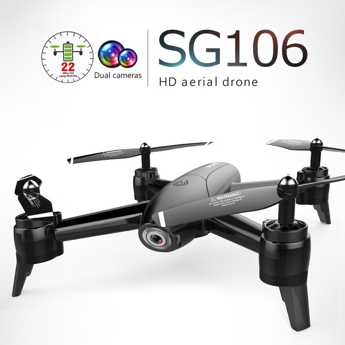 SG106 WIFI FPV RC Quadcopter Drone 1600mAh 1080P HD Dual Camera Selfie Drone With Camera APP RC Control Quadcopter Helicopter