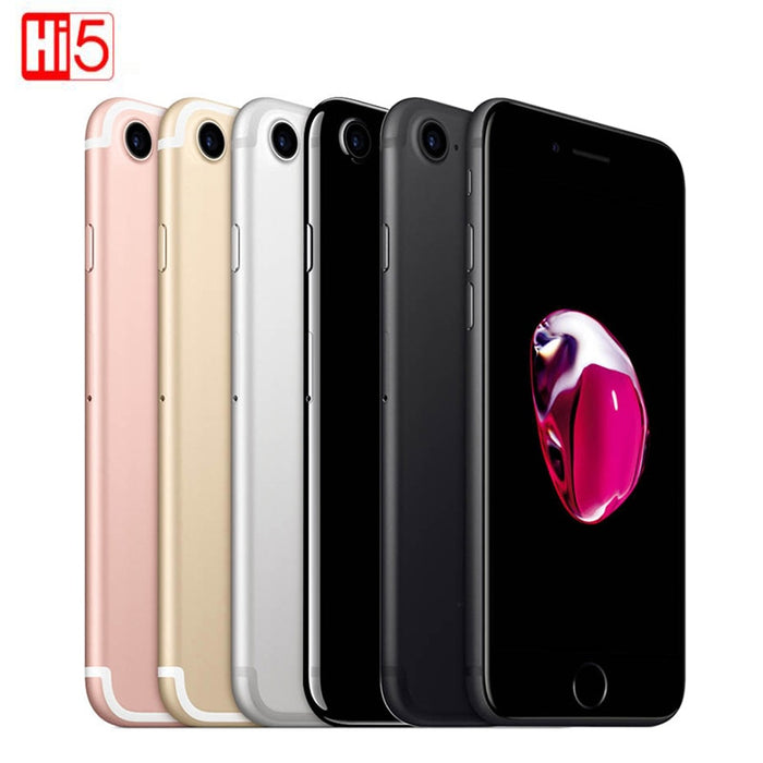 Unlocked Original Apple iPhone 7 32G/128G/256G Rom Quad-core Mobile phone 12.0MP Camera IOS 1960mA Fingerprint Smart Phone Whole