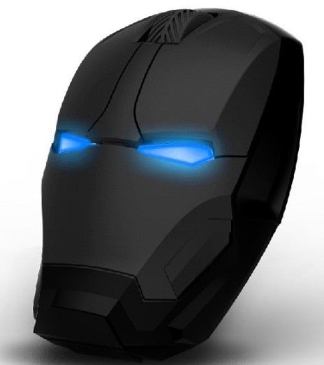 Iron Man Mouse Wireless Mouse Gaming Mouse Gamer Computer Mice Button Silent Click 800/1200/1600/2400DPI Adjustable computer