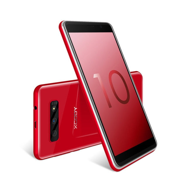 XGODY S10 5.5 inch 3G Smartphone 18:9 RAM 2GB ROM 16GB MT6580 Quad Core Dual Camera Mobile Phone Android 8.1