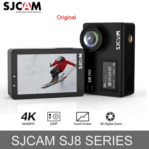 Original SJCAM SJ8 Pro 4K 60fps Ambarella Action Camera WIFI Remote Control Go Waterproof pro Sports Cam Mini Outdoor DV SD Card