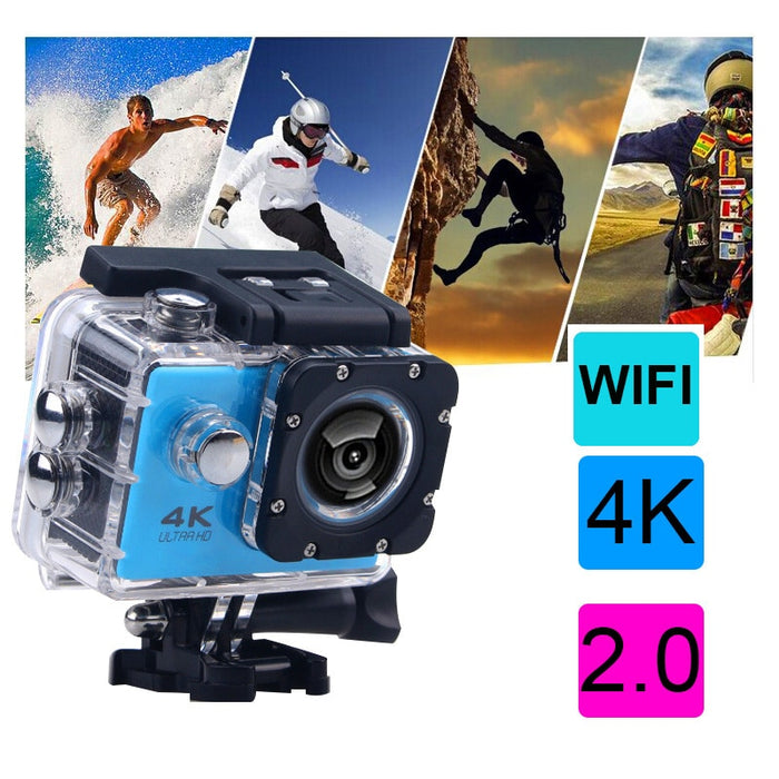 Original 100% H60 Action camera Ultra HD 4K WiFi 1080P 2.0 LCD 170D lens Helmet DV Camera 30m waterproof go pro sports camera