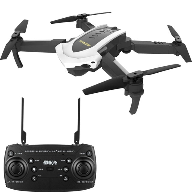 XYCQ S7 Quadcopter Drone with Camera Live Video,  WiFi FPV Quadcopter with 110° Wide-Angle 1080P HD Camera Foldable Drone RTF