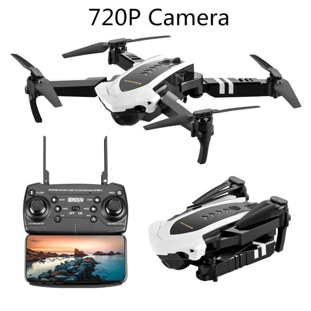 XYCQ S7 Quadcopter Drone with Camera Live Video,  WiFi FPV Quadcopter with 110° Wide-Angle 1080P HD Camera Foldable Drone RTF