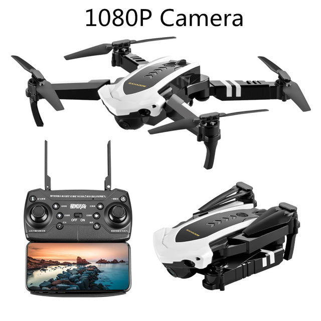 XYCQ S7 Quadcopter Drone with Camera Live Video,  WiFi FPV Quadcopter with 110° Wide-Angle 1080P HD Camera Foldable Drone RTF