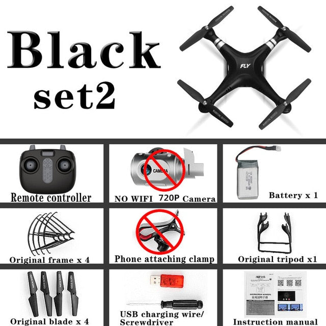 XY-X6 WiFi FPV Drone with 1080P HD Camera,Voice Control, Wide-Angle Live Video RC Quadcopter with Altitude Hold Gravity Sensor