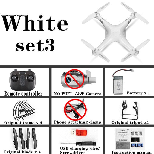 XY-X6 WiFi FPV Drone with 1080P HD Camera,Voice Control, Wide-Angle Live Video RC Quadcopter with Altitude Hold Gravity Sensor