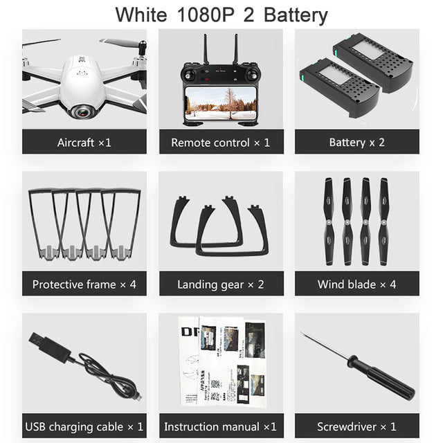 RC Quadcopter Optical Flow 1080P HD Dual Camera Dron Real Time Aerial Video RC Drone RTF Drones Aircraft Toys Kid In Stock Sg106