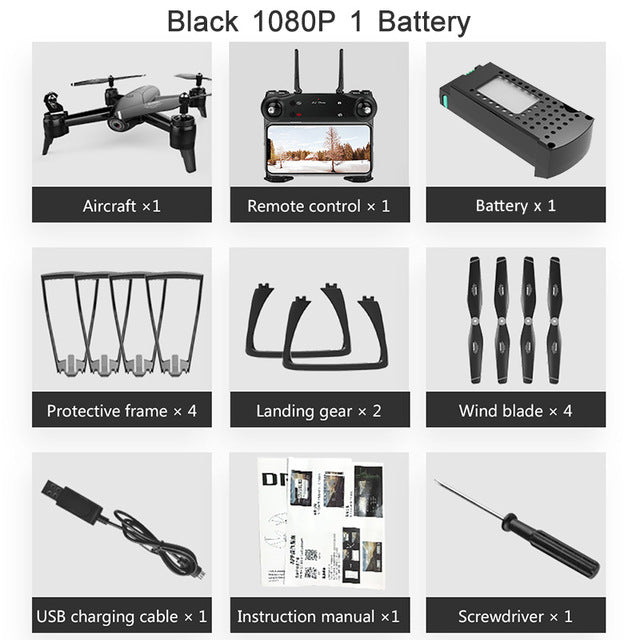 RC Quadcopter Optical Flow 1080P HD Dual Camera Dron Real Time Aerial Video RC Drone RTF Drones Aircraft Toys Kid In Stock Sg106