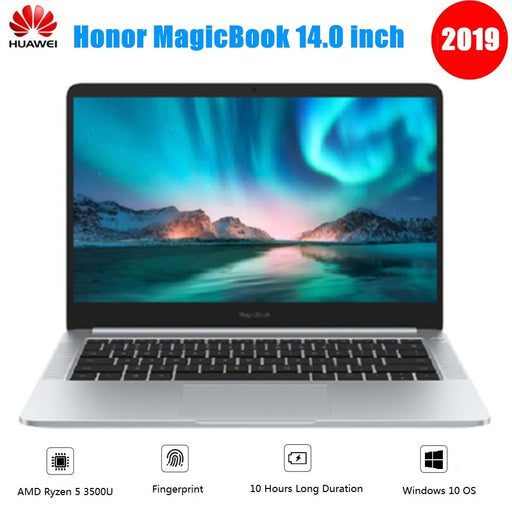 2019 Huawei Honor MagicBook Notebook 14 inch Windows 10 AMD Ryzen 5 3500U 8GB 256GB/512GB SSD Radeon Vega 8 Fingerprint Laptop