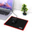 Hot 25*21CM Mouse Pad Black Red Lock Edge Rubber Speed Gaming Mouse Pad for PC Laptop Computer Black Games Mousepad Micepad New