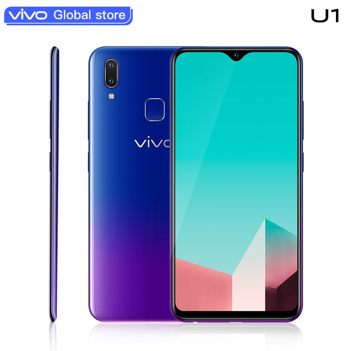 Original vivo U1 Mobile Phone 6.2inch Screen 4GB RAM 64GB ROM Snapdragon439 Octa Core Android 8.1 4030mAh Big Battery cellphone