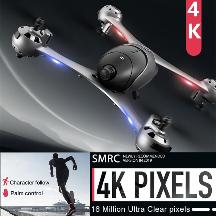 Professional WIFI Drone With Camera HD 4K Live Video FPV Dron Attitude Hold Optical Flow Positioning RC Helicopter Quadrocopter