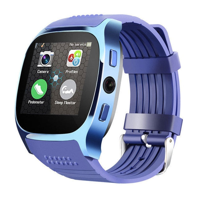 Smart Watch with Camera Touch Screen T8 Bluetooth Smart Watch Support SIM and TF card Camera For Android iPhone