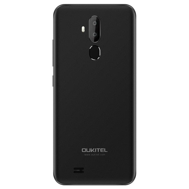 OUKITEL C12 6.18" Android 8.1 Mobile Phone MT6580 Quad Core 2G RAM 16G ROM Fingerprint 3G 3300mAh Smartphone Face ID