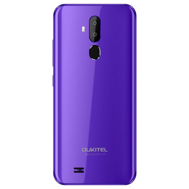 OUKITEL C12 6.18" Android 8.1 Mobile Phone MT6580 Quad Core 2G RAM 16G ROM Fingerprint 3G 3300mAh Smartphone Face ID