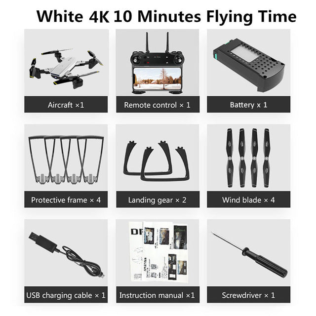 SG700 Upgraded Foldable RC Drones WIFI FPV 4K Dual Camera Drone Follow Mode APP Control Quadcopter For Gift Toy Dron Drone 4K