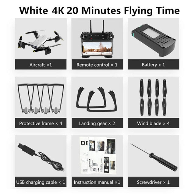 SG700 Upgraded Foldable RC Drones WIFI FPV 4K Dual Camera Drone Follow Mode APP Control Quadcopter For Gift Toy Dron Drone 4K