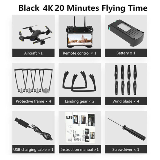SG700 Upgraded Foldable RC Drones WIFI FPV 4K Dual Camera Drone Follow Mode APP Control Quadcopter For Gift Toy Dron Drone 4K