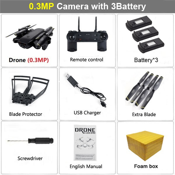 LAUMOX M70 RC Drone with Camera HD  4K/1080p/720p Professional FPV Dron Foldable Quadcopter One Key Return Drones VS SG700 E58