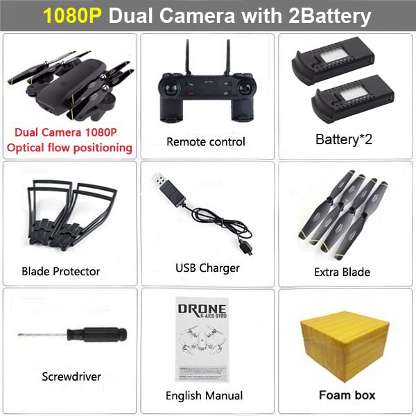 LAUMOX M70 RC Drone with Camera HD  4K/1080p/720p Professional FPV Dron Foldable Quadcopter One Key Return Drones VS SG700 E58