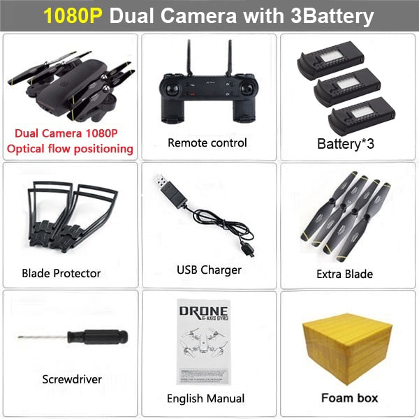 LAUMOX M70 RC Drone with Camera HD  4K/1080p/720p Professional FPV Dron Foldable Quadcopter One Key Return Drones VS SG700 E58