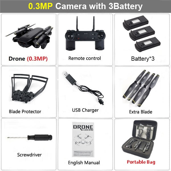 LAUMOX M70 RC Drone with Camera HD  4K/1080p/720p Professional FPV Dron Foldable Quadcopter One Key Return Drones VS SG700 E58