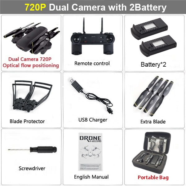 LAUMOX M70 RC Drone with Camera HD  4K/1080p/720p Professional FPV Dron Foldable Quadcopter One Key Return Drones VS SG700 E58