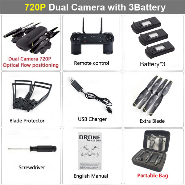 LAUMOX M70 RC Drone with Camera HD  4K/1080p/720p Professional FPV Dron Foldable Quadcopter One Key Return Drones VS SG700 E58