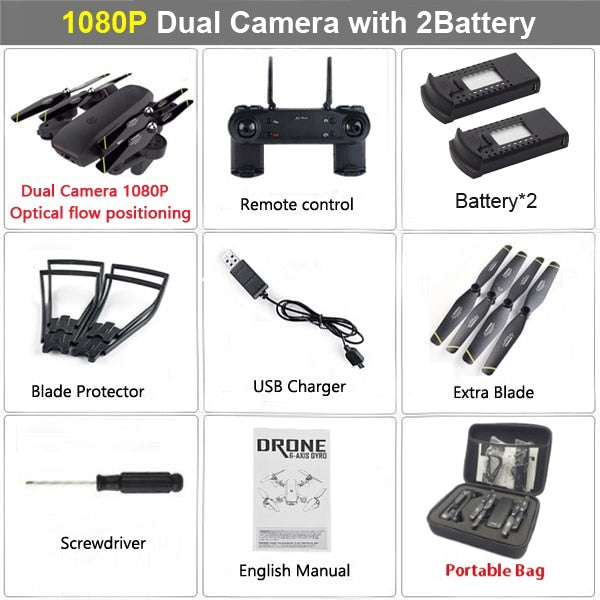 LAUMOX M70 RC Drone with Camera HD  4K/1080p/720p Professional FPV Dron Foldable Quadcopter One Key Return Drones VS SG700 E58