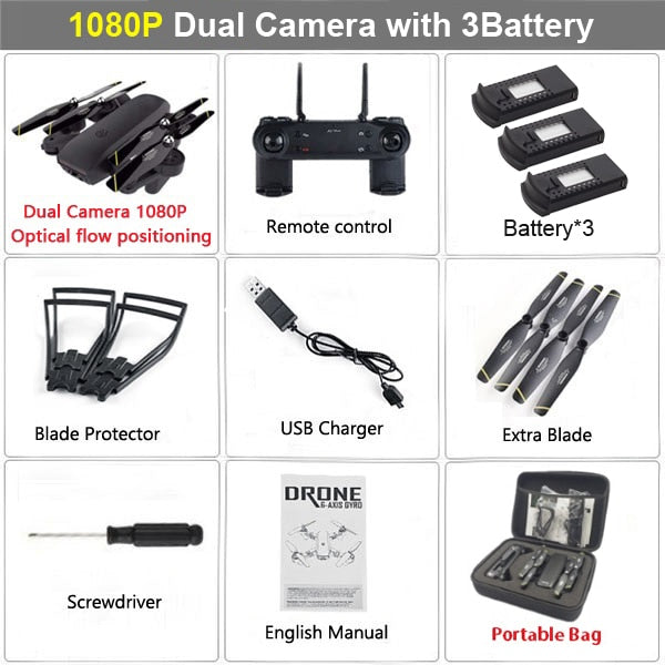 LAUMOX M70 RC Drone with Camera HD  4K/1080p/720p Professional FPV Dron Foldable Quadcopter One Key Return Drones VS SG700 E58
