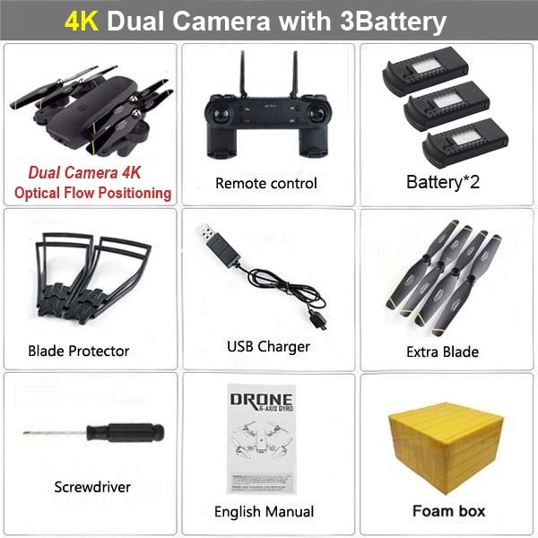 LAUMOX M70 RC Drone with Camera HD  4K/1080p/720p Professional FPV Dron Foldable Quadcopter One Key Return Drones VS SG700 E58