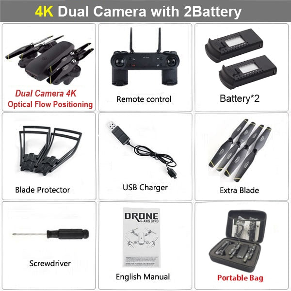 LAUMOX M70 RC Drone with Camera HD  4K/1080p/720p Professional FPV Dron Foldable Quadcopter One Key Return Drones VS SG700 E58