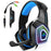 TTKK Hunterspider Gaming Headset For PS4, 3.5Mm Stereo Sound Cable Headset With Microphone Colorful LED Light Headphones