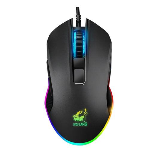 Wired Gaming Mouse 3200DPI RGB Light 6 Buttons USB Wired Pro Gaming Mouse For Laptop PC Computer Gamer Mice #N
