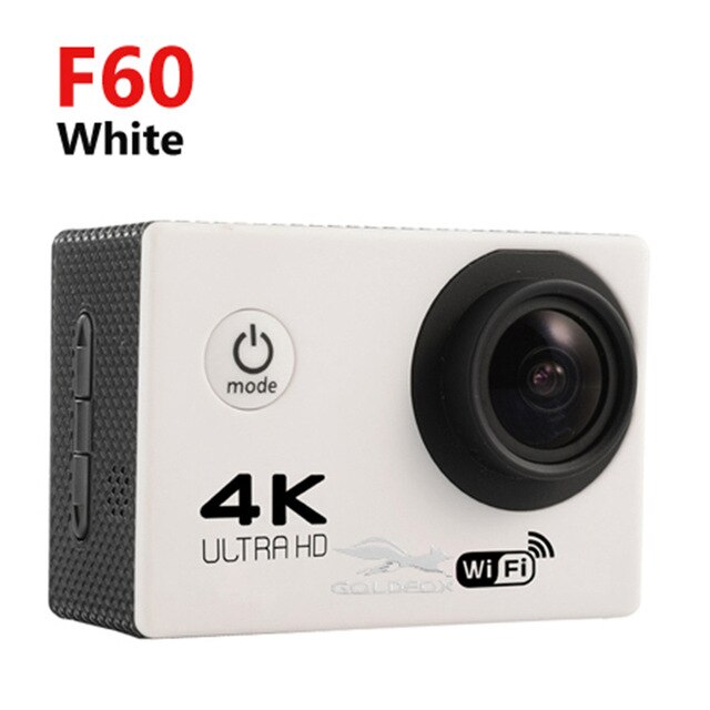Ultra HD 4K Action Camera WiFi Camcorders 16MP 170 Go Cam Deportiva 2 inch Screen F60 F60R Waterproof Sport Camera pro 1080P cam