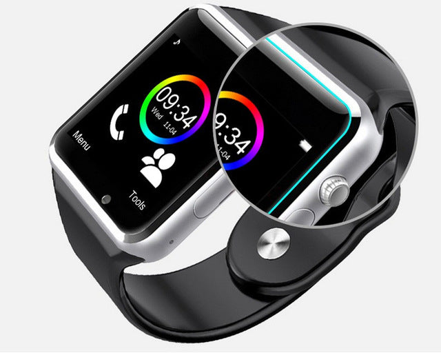 A1 WristWatch Bluetooth Smart Watch Sport Pedometer With SIM Camera Smartwatch For Android Smartphone Russia T15 good than DZ09
