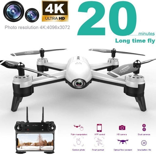 Sg106 Rc Drone 4k Optical Flow 1080p Hd Dual Camera Wifi Fpv Real Time Aerial Video Rc Quadcopter Helicopter Vs S20 E58 Xs816