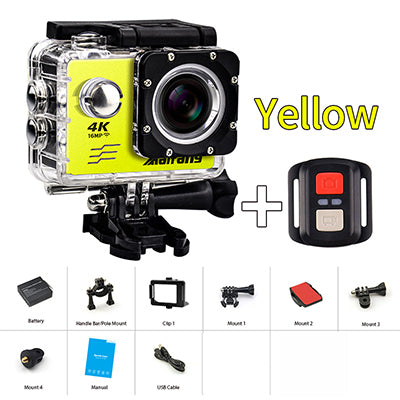 Ultra HD 4K action Camera wifi Camcorders 16MP 170 go cam 4 K deportiva 2 inch f60 Waterproof Sport Camera pro 1080P 60fps cam