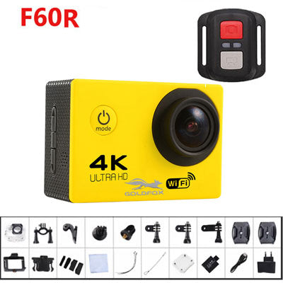 Remote Sport 4K WIFI Action Camera Helmet Camcorder 16MP 170 Degree Wide Angle 2.0 LCD Go Waterproof pro 30M Extreme Action Cam