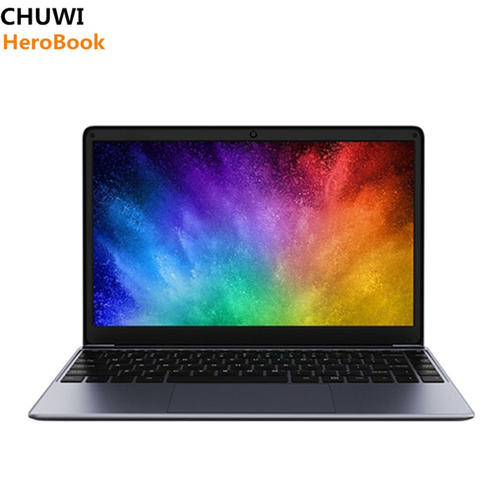 Original CHUWI HeroBook Laptop Windows 10 14.1 inch Intel E8000 Quad Core 4GB RAM 64GB ROM Notebook with Full Layout Keyboard
