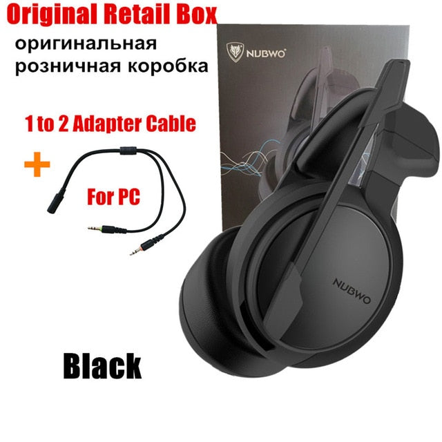 Xiberia NUBWO Casque Bass PS4 Headset N12 PC Gaming Earphone With Microphone for Nintendo switch New Xbox One Moblie Video Games