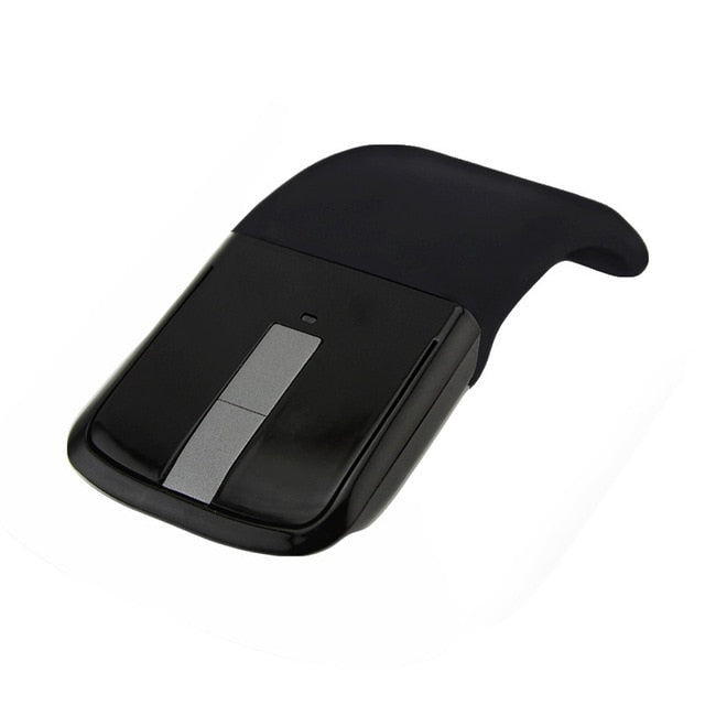 CHUYI Wireless Foldable Bluetooth Mouse Ultra Thin 1600 DPI Optical Arc Touch Mouse Folding Travel Mice With BT CSR 4.0 Adapter